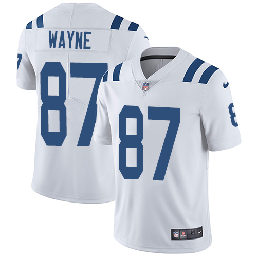 Indianapolis Colts 87 Limited Reggie Wayne White Nike NFL Road Men Vapor Untouchable jerseys